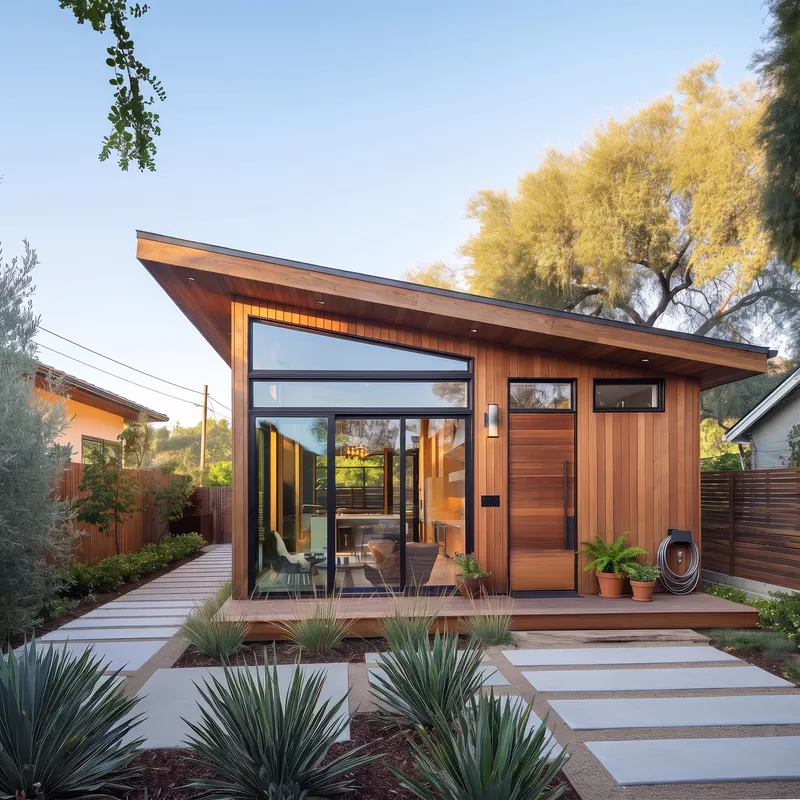 Detached backyard home with its own entrance
