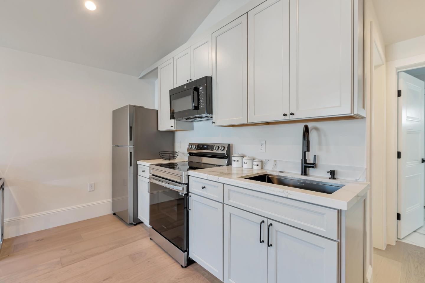 Full kitchen inside the detached ADU